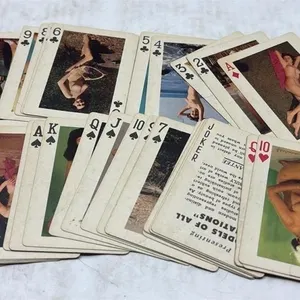 Vintage Playing Card Lot Nude Woman