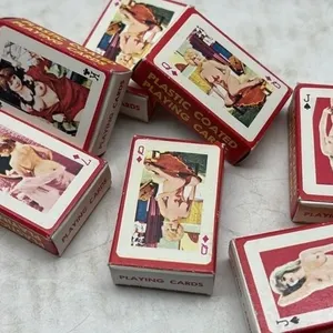 Vintage Miniature Nude Playing card lot