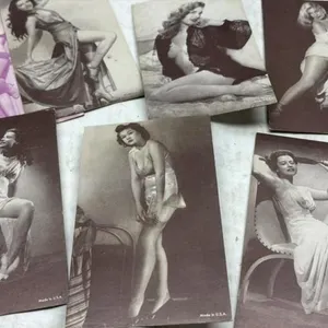 antique nude cards lot