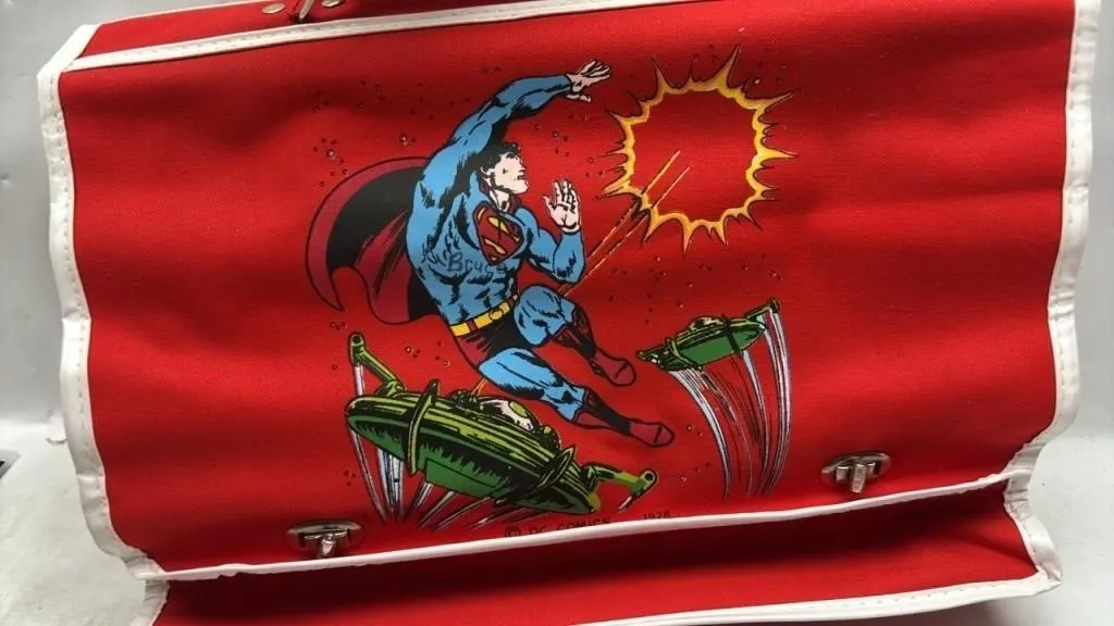 Vintage 1978 DC COMICS Superman Bag
