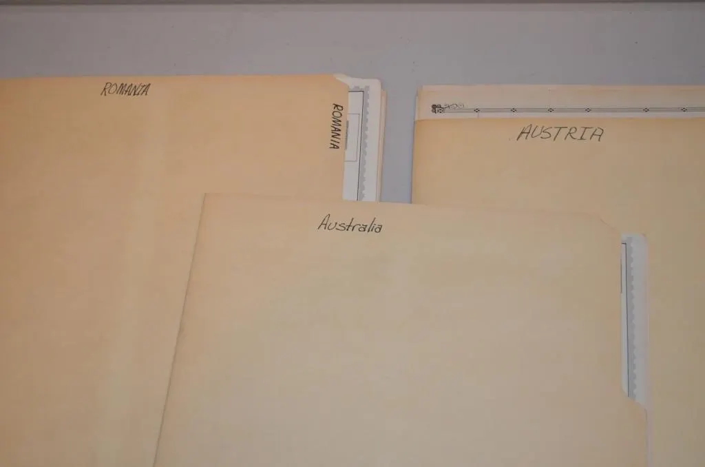 Collection of mid-20th-century Australian postage