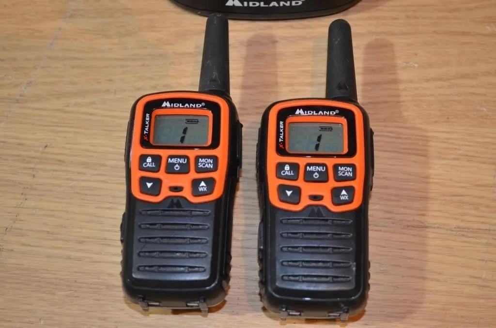 Midland X-Talker T51VP3 two-way radios featuring