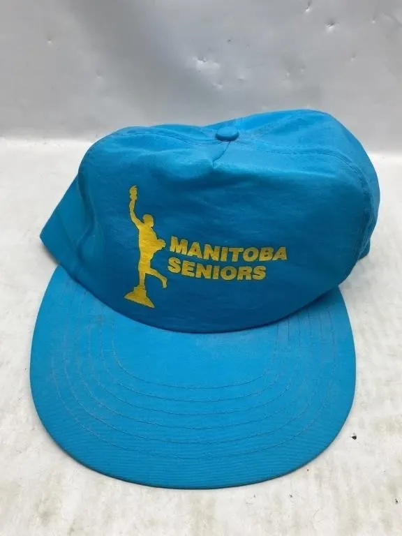 Manitoba Seniors Blue Snapback Trucker Hat