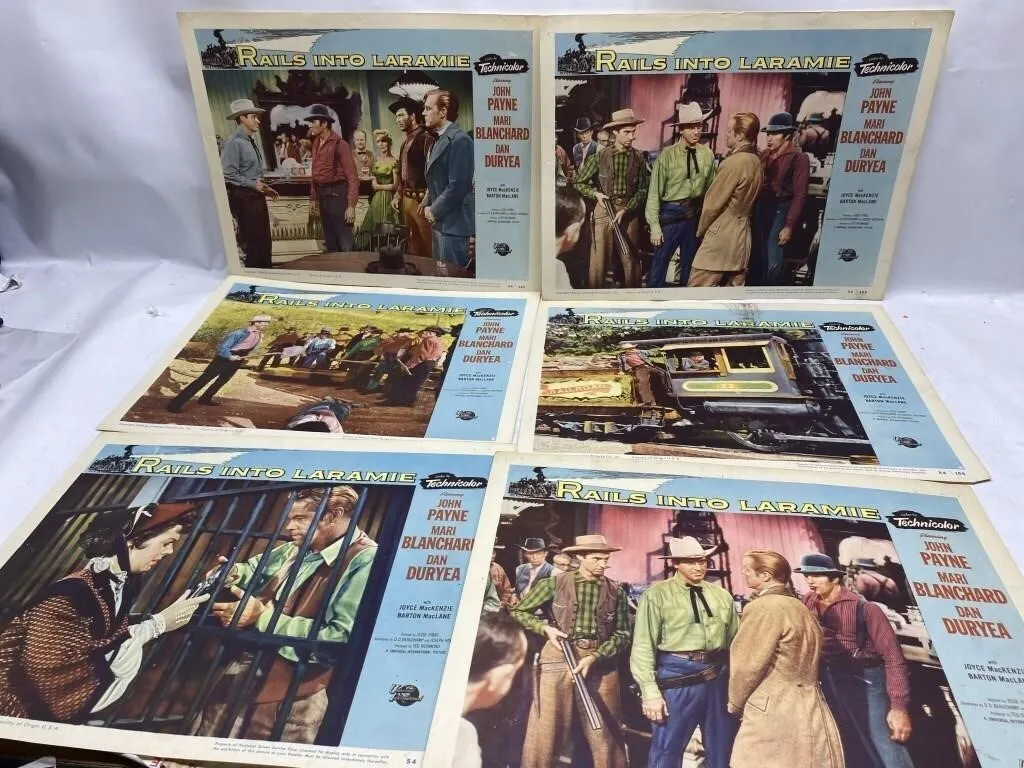 Rails Into Laramie Lobby Card Set (6)