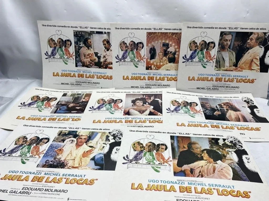 La Jaula de las Locas Spanish Lobby Card Set (8)