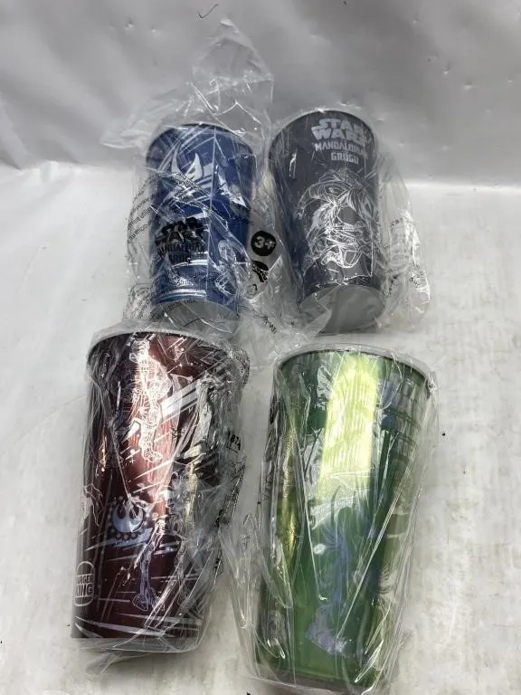 Star Wars Mandalorian/Grogu Burger King Cups, Set