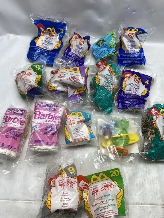 Vintage McDonald's Toy Lot: Barbie, Toy Story 2