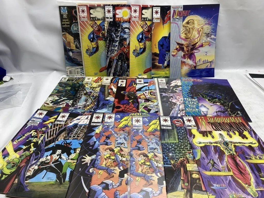 Valiant Comics Lot: Ninjak, Shadowman, Rai & More