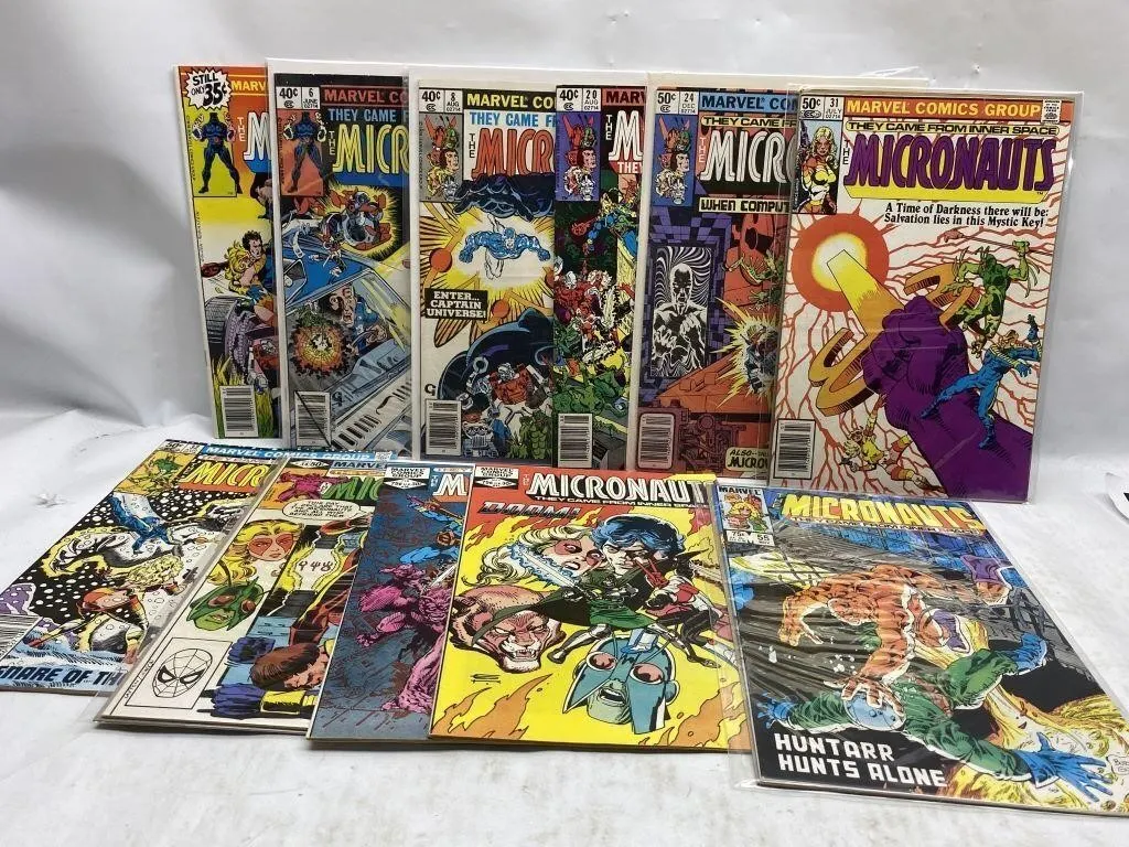 12 Marvel Micronauts Comics Lot