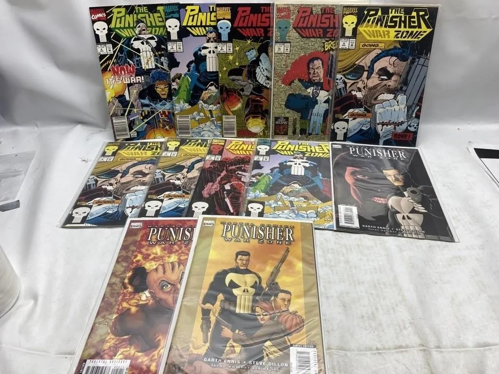 Punisher War Zone Comic Book Lot