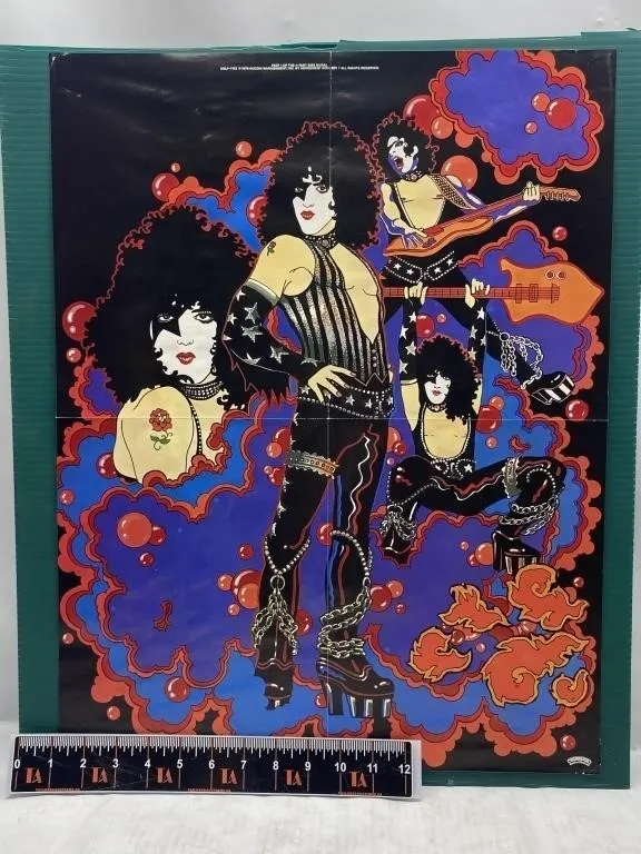 KISS 4-Part Mural Poster Part 1, 1978