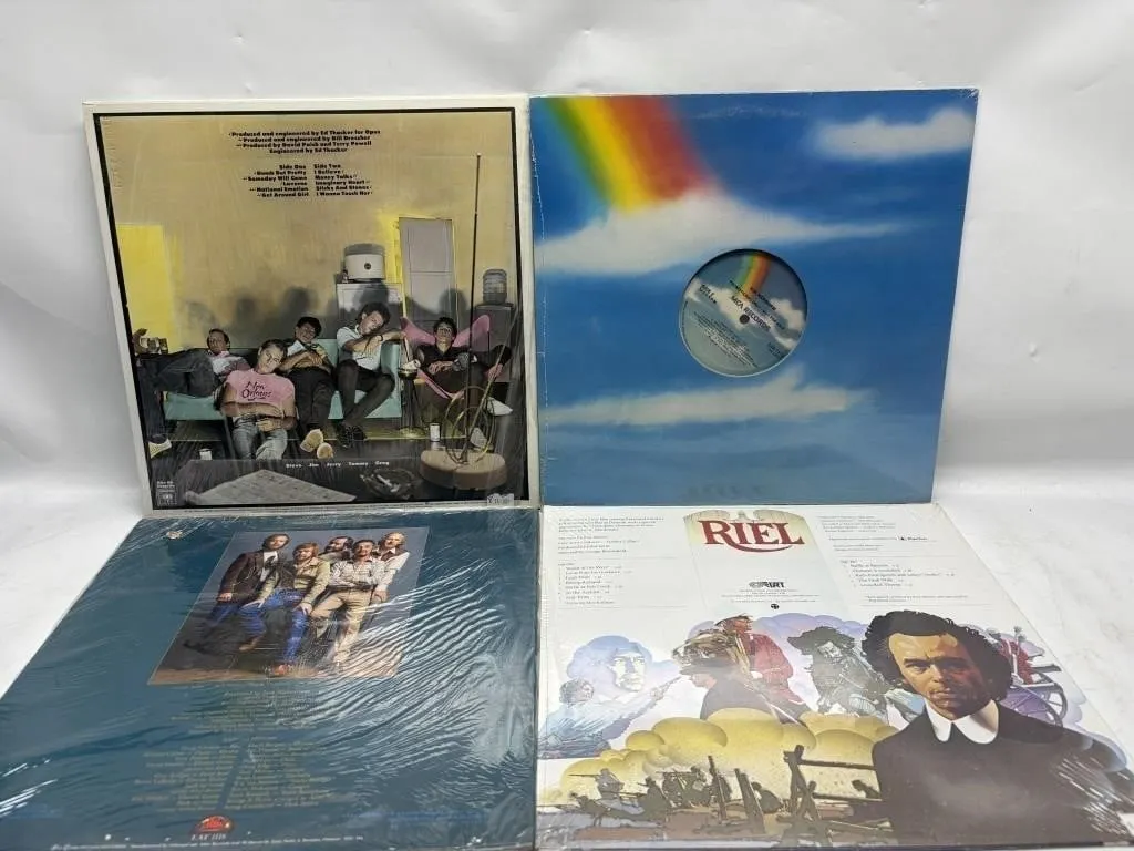 4 Vinyl LP Records: Tommy Tutone, Kershaw, Riel,