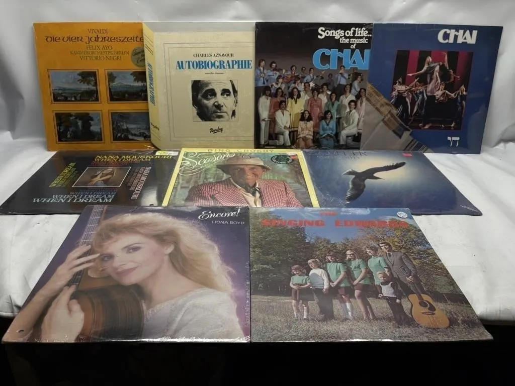 Vinyl LP Record Collection (10 albums)