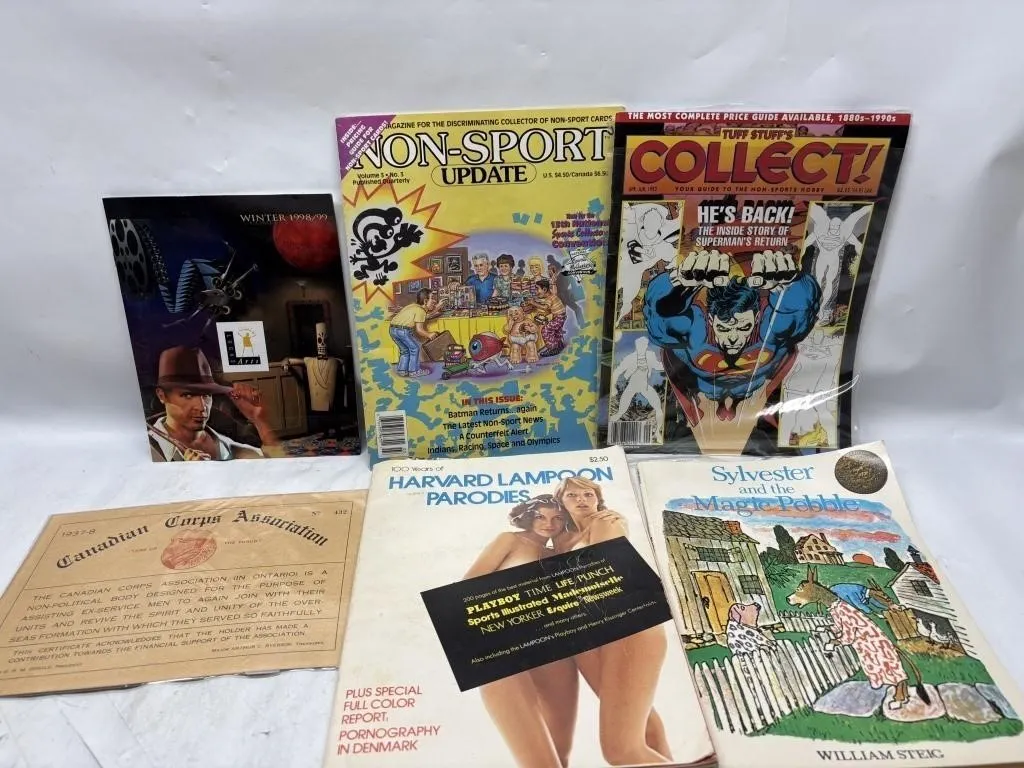 Vintage Magazines & Collectibles Lot
