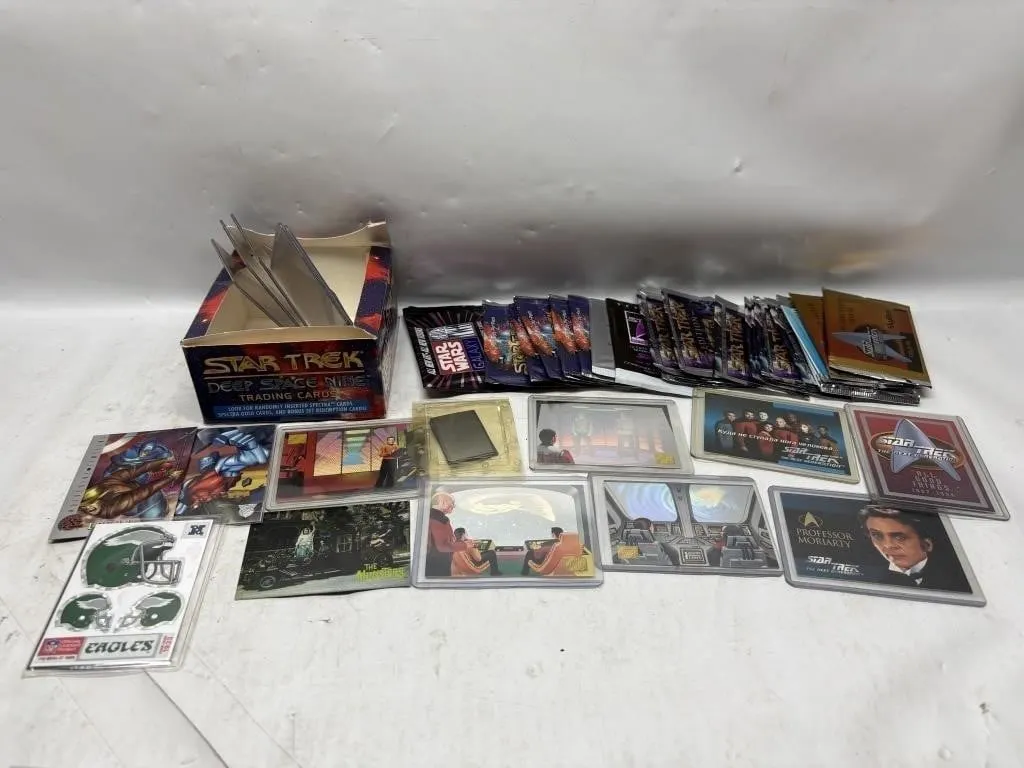 Star Trek & Sci-Fi Trading Cards Lot w/ Sealed