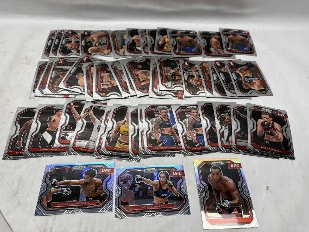UFC Panini Prizm Trading Cards Lot (40+ cards)