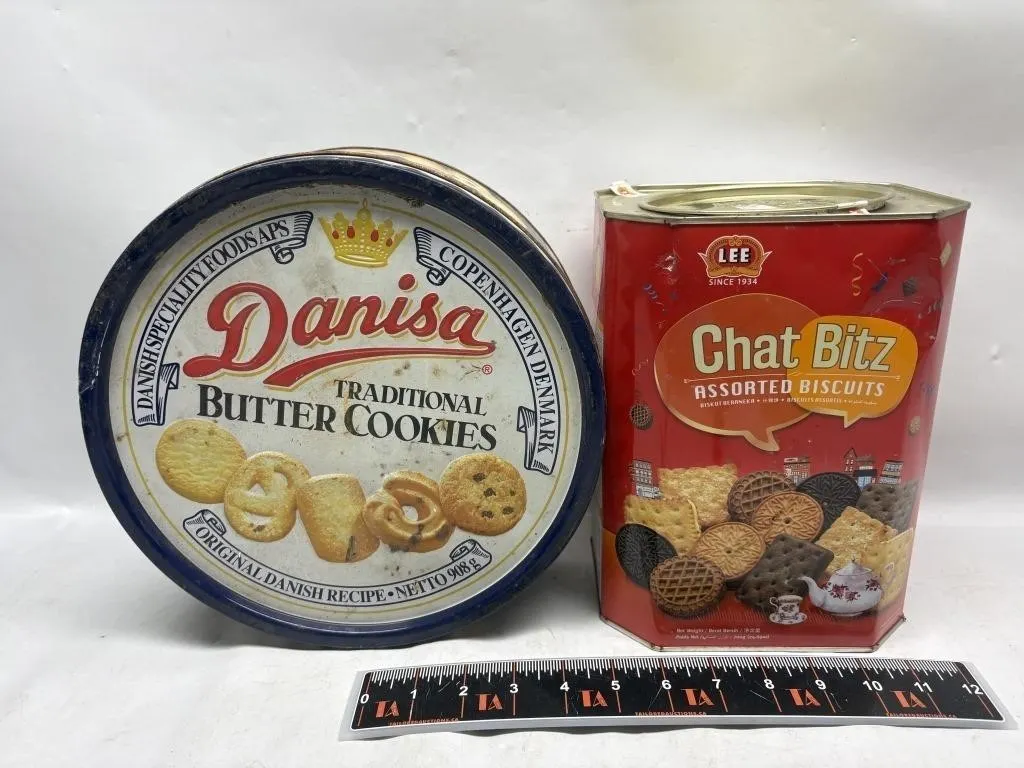 Danisa Butter Cookies Tin & Lee Chat Bitz Biscuit