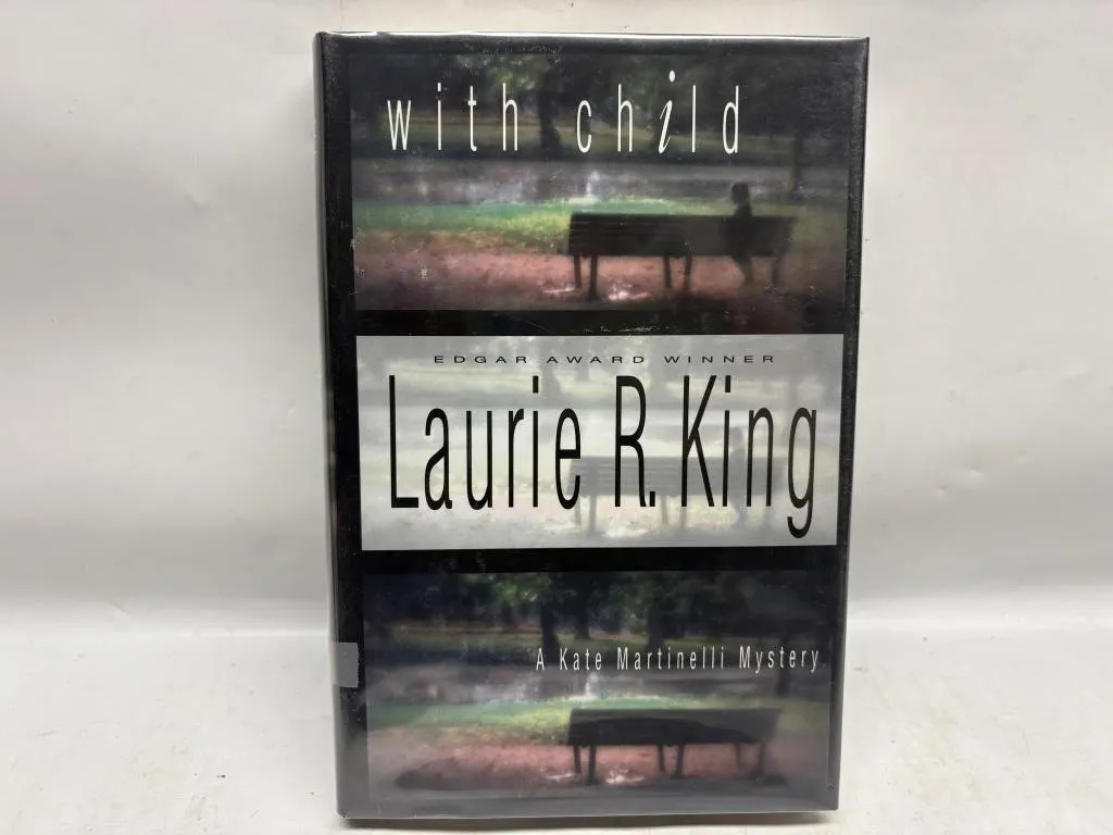 Laurie R. King "With Child" Signed Hardcover Boo