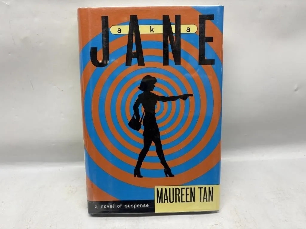 AKA Jane by Maureen Tan, signed hardcover novel