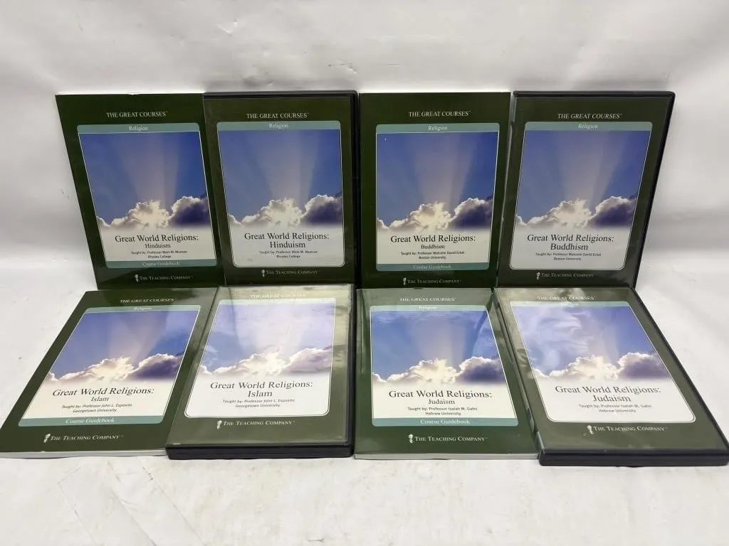 Great Courses Great World Religions DVD Set, 4