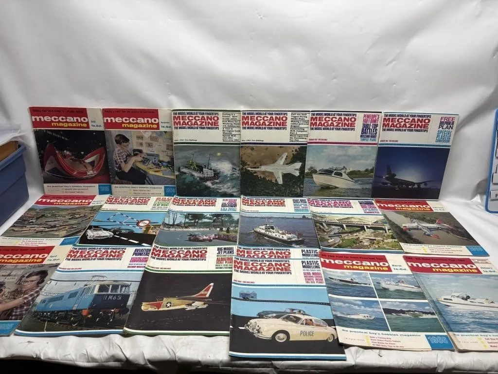 Meccano Magazine Lot, 1964-1967 Issues