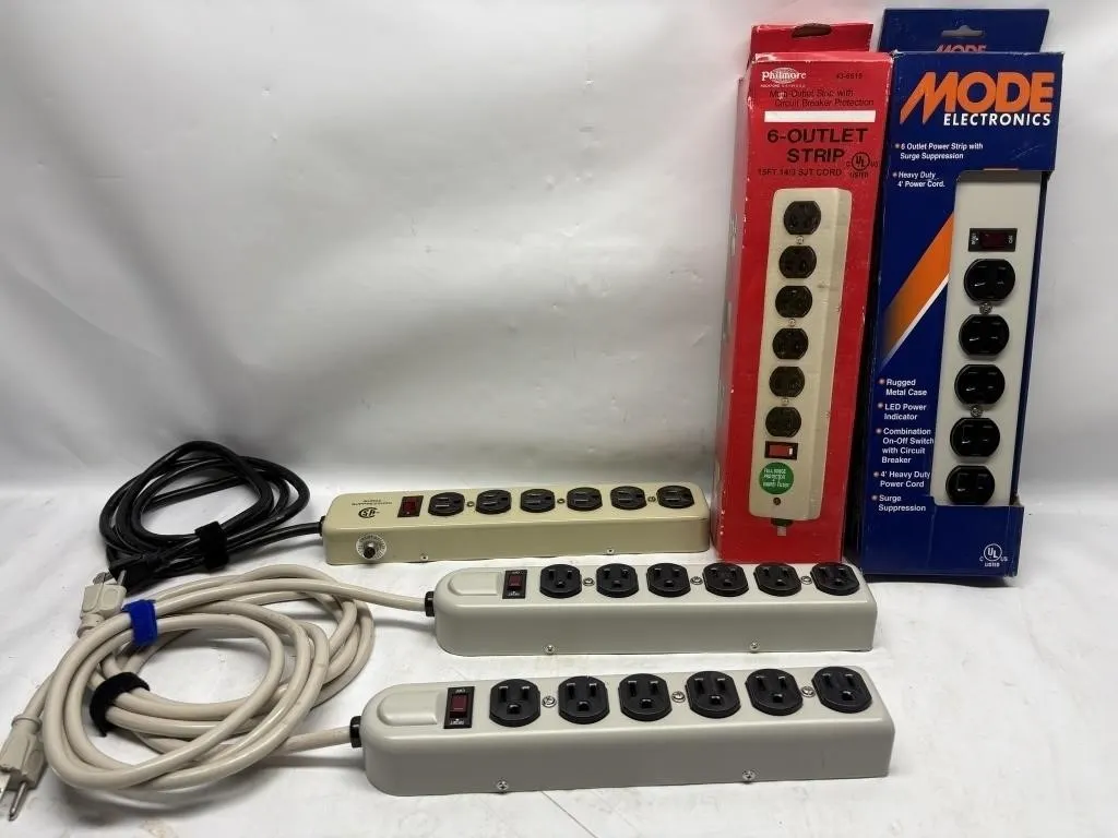 Six-Outlet Power Strips & Surge Suppressors (5)