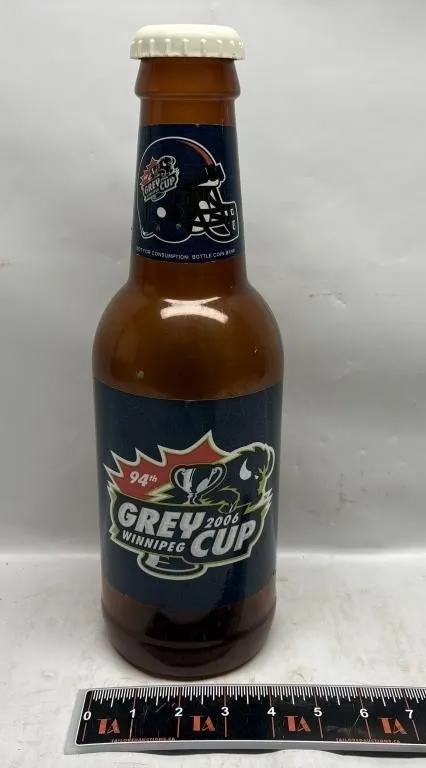 2006 Grey Cup 94th Winnipeg Bottle Coin Bank