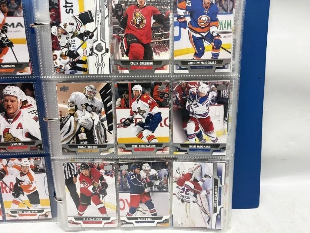 Upper Deck NHL Hockey Cards Binder Collection