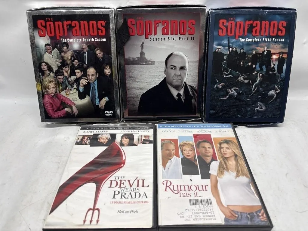 Sopranos DVD Season Sets & Movie DVD Lot