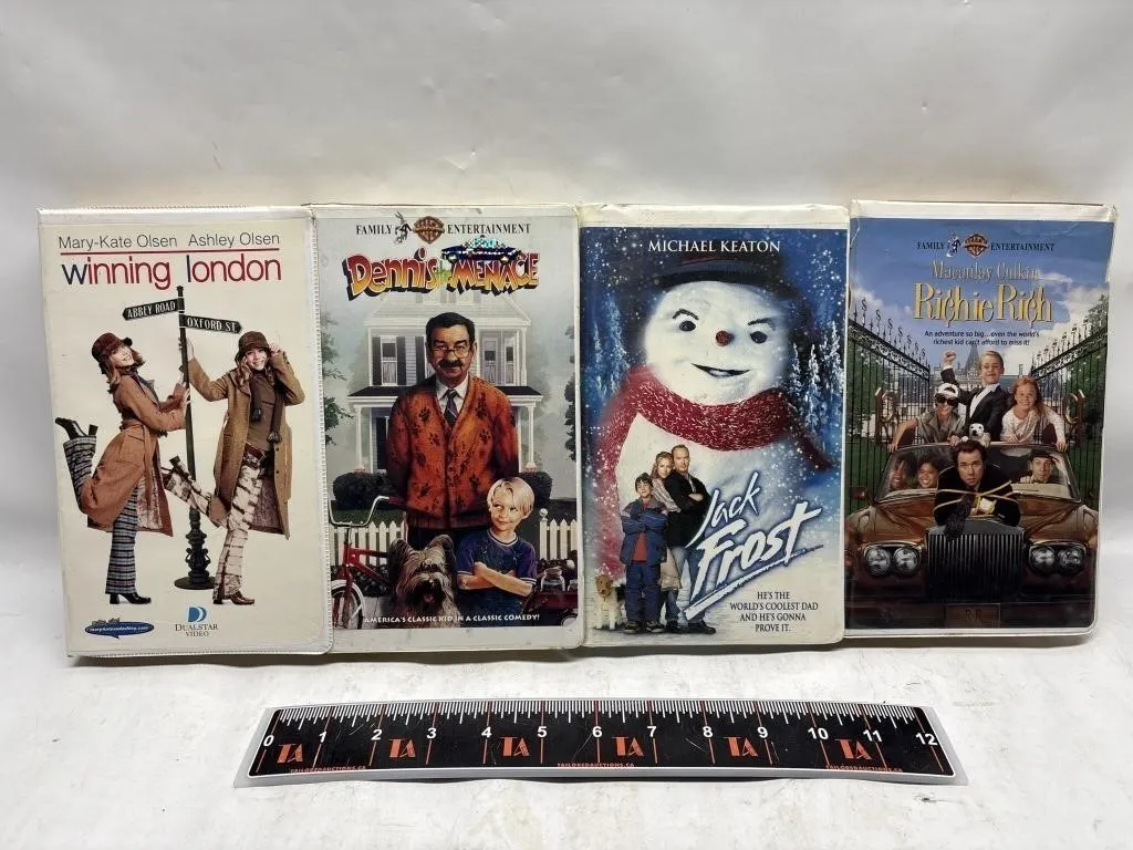 VHS Tapes: Winning London, Dennis the Menace, Jack