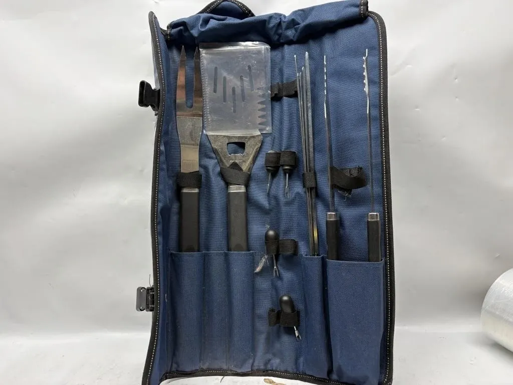 BBQ Grill Tool Set with Carrying Case