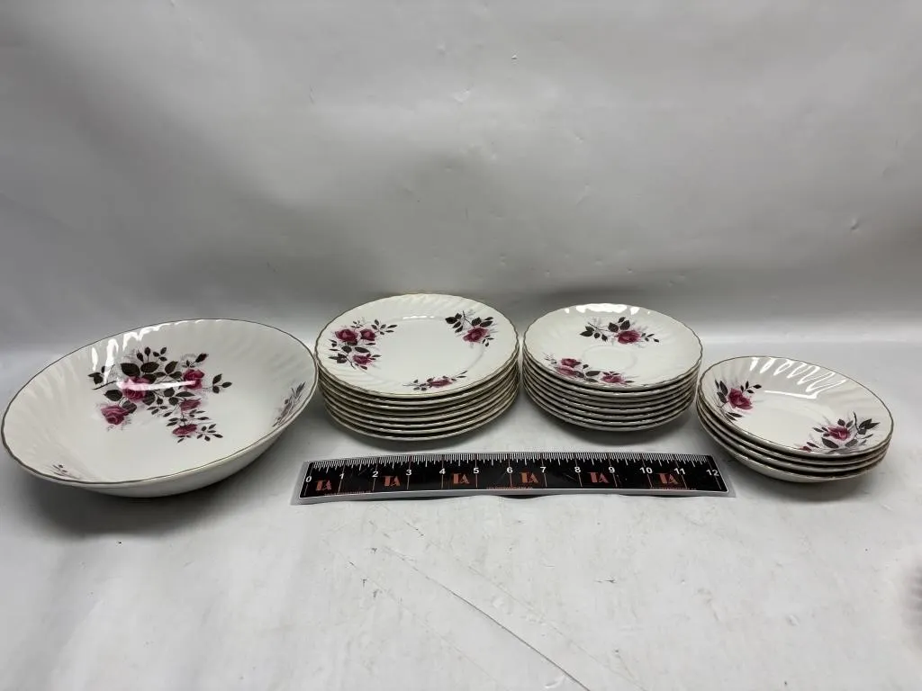Ridgway Fragrance Ironstone China Set, Bowls &