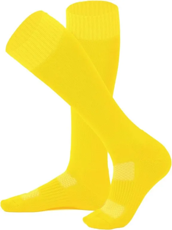 New Zando Softball Socks Youth Knee High Yellow...
