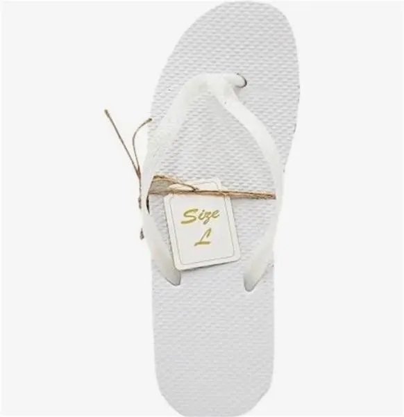 New XL 2 Pack Bulk lip Flops for Wedding Guests
