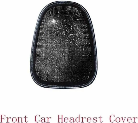 New Car Headrest Cover Rhinestone Protector