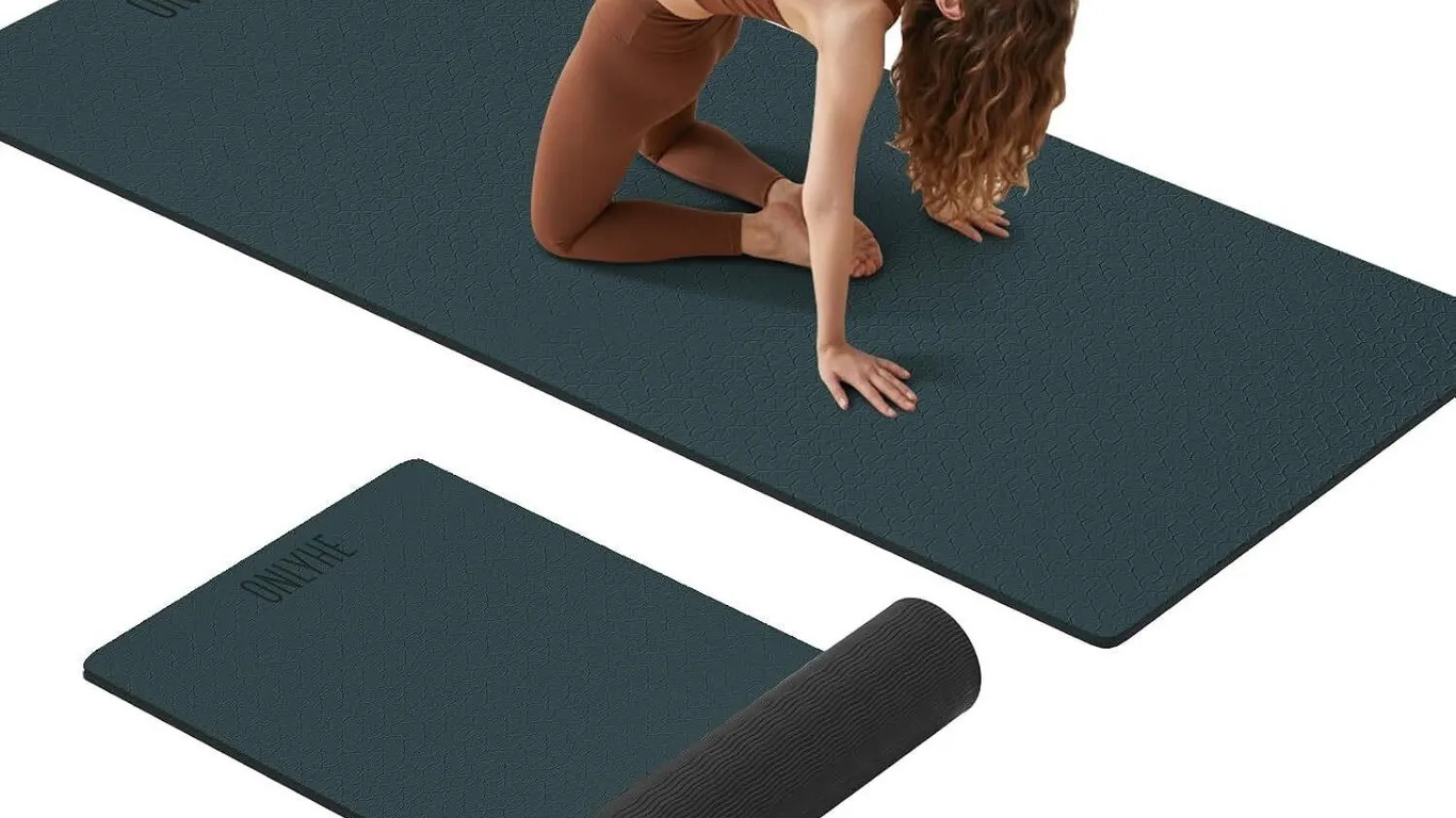 New $55 Extra Thick 12mm TPE Yoga Mat with Strap