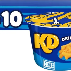 New 10 Pack Macaroni & Cheese Snack Cups BB...