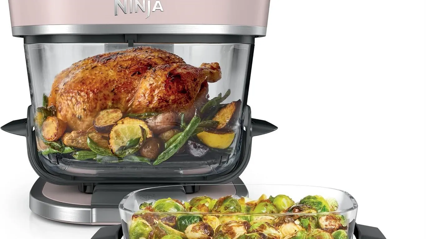 New $400 Ninja Crispi Pro Glass Air Fryer, 6-in-1