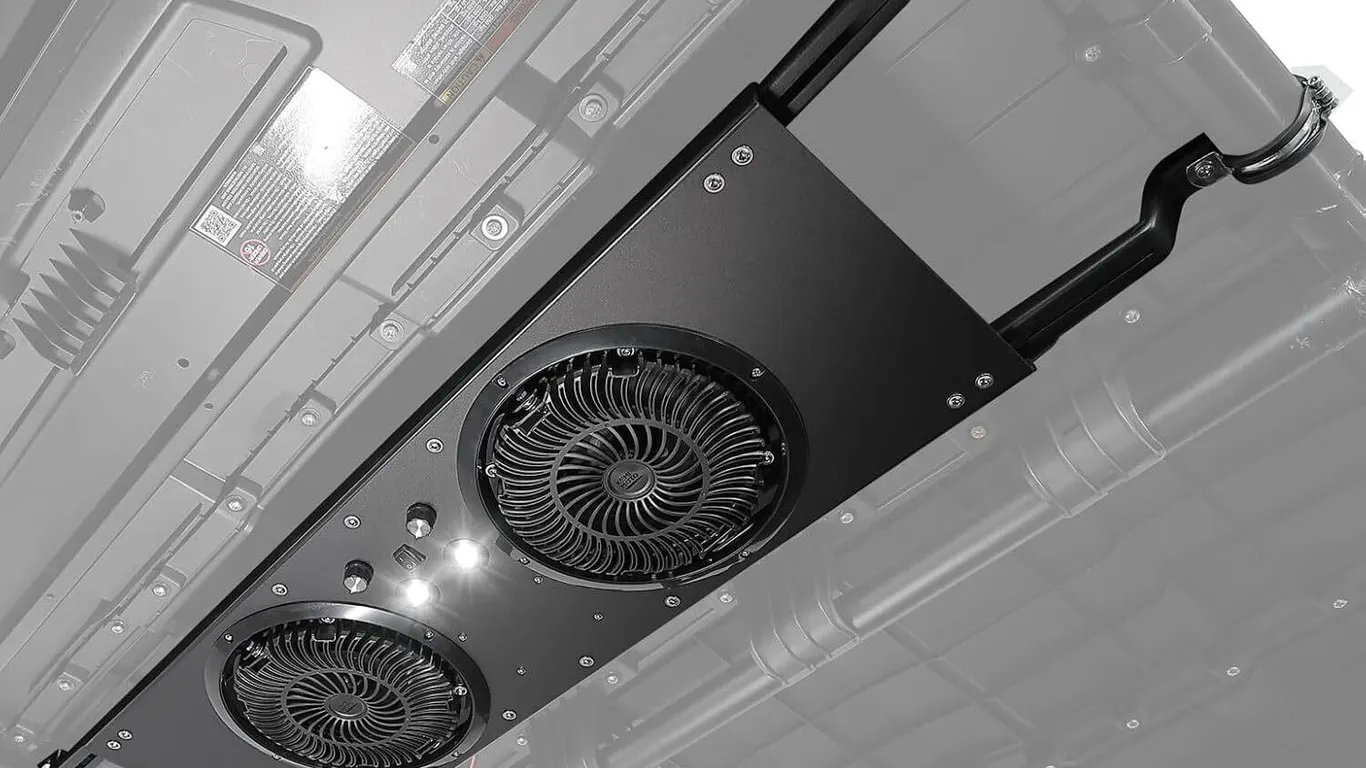 New $539 UTV Roof Fan, Dual 8" Cooling Fans