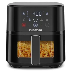 New $111 Chefman Turbofry Touch 4 Qt Air Fryer...