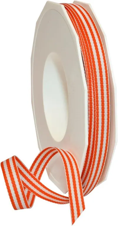 New Morex Striped Grosgrain Ribbon, 3/8" x 20 yd