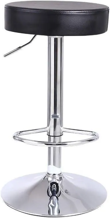 New $70 KKTONER One Round Bar Stool PU Leather...