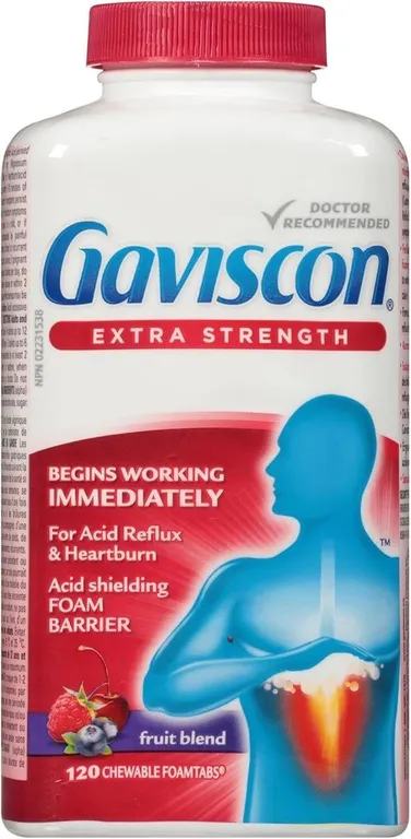 New (120ct) Gaviscon Extra Strength Tablets