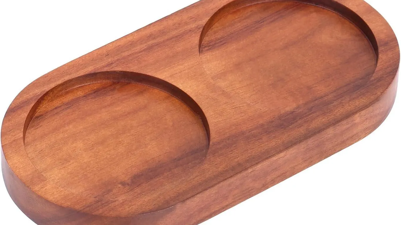 New Salt and Pepper Grinder Tray, 2-Part Holder