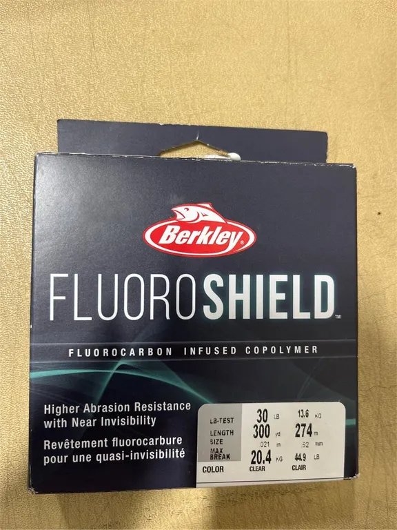 New (30lb) Berkley Fluoro Shield Fishing Line