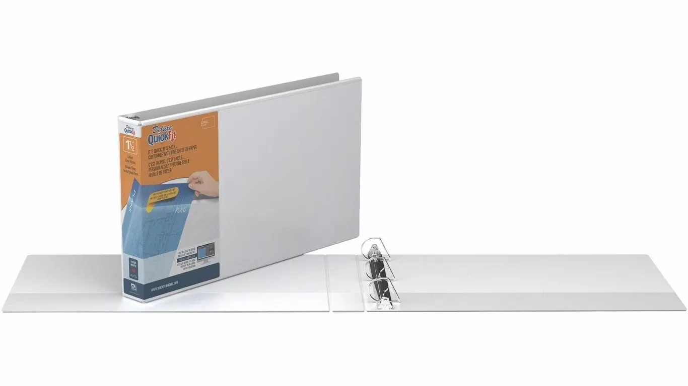 DAMAGED $44 (11x17") 2pk Stride QuickFit D-Ring...