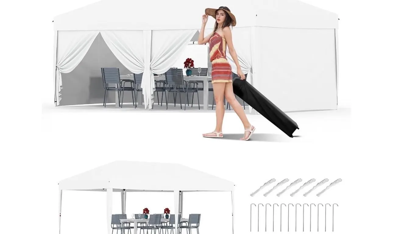 $230 Garvee 10x20 Pop Up Canopy with