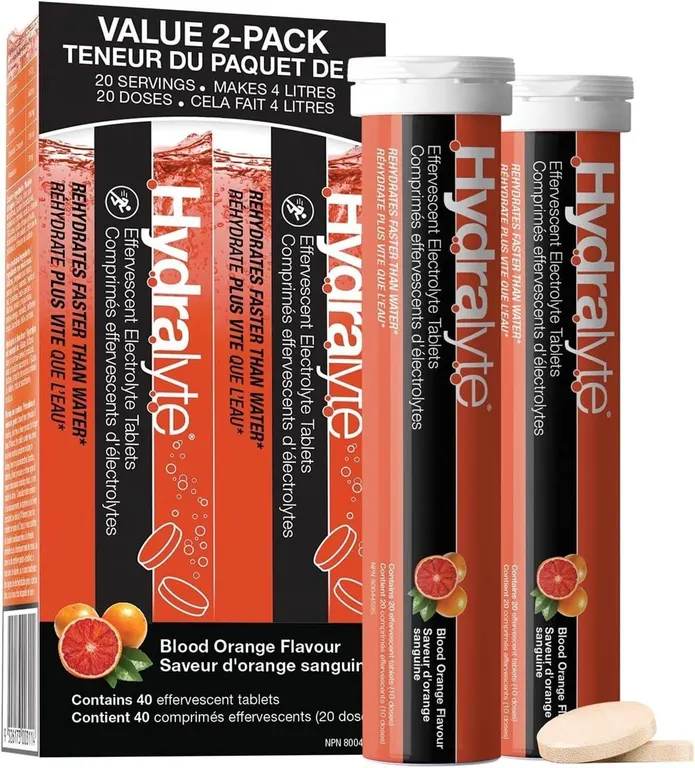 SEALED (40ct) 2pk Hydralyte Electrolyte Tablets