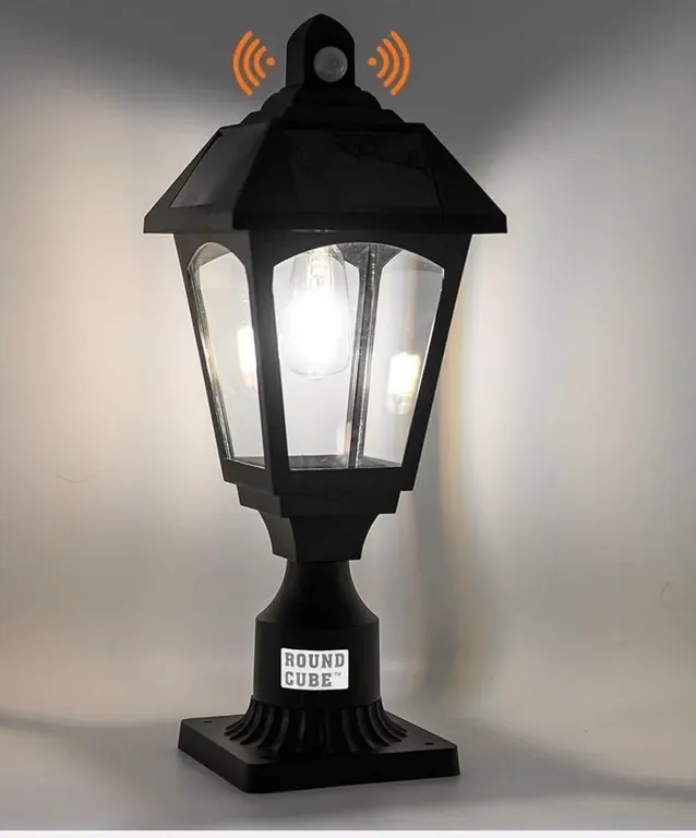 $40 Solar Pillar Lights Enhanced - Motion Sensor