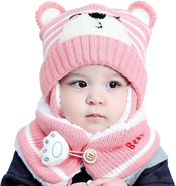 NEW Baby Toddler Winter Hat Scarf Set